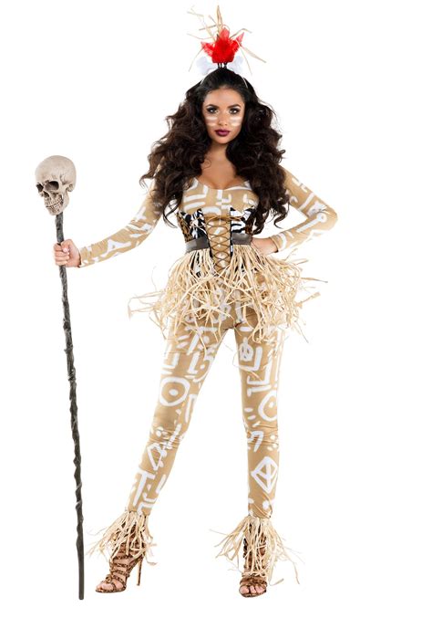 Tempting voodoo doll attire